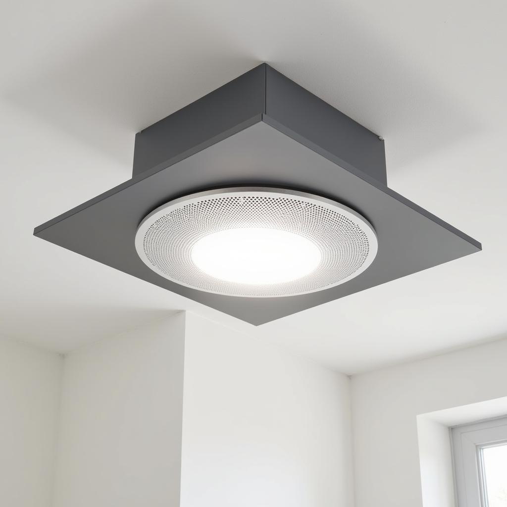 Modern Bluetooth Speaker Exhaust Fan Light in a Bathroom