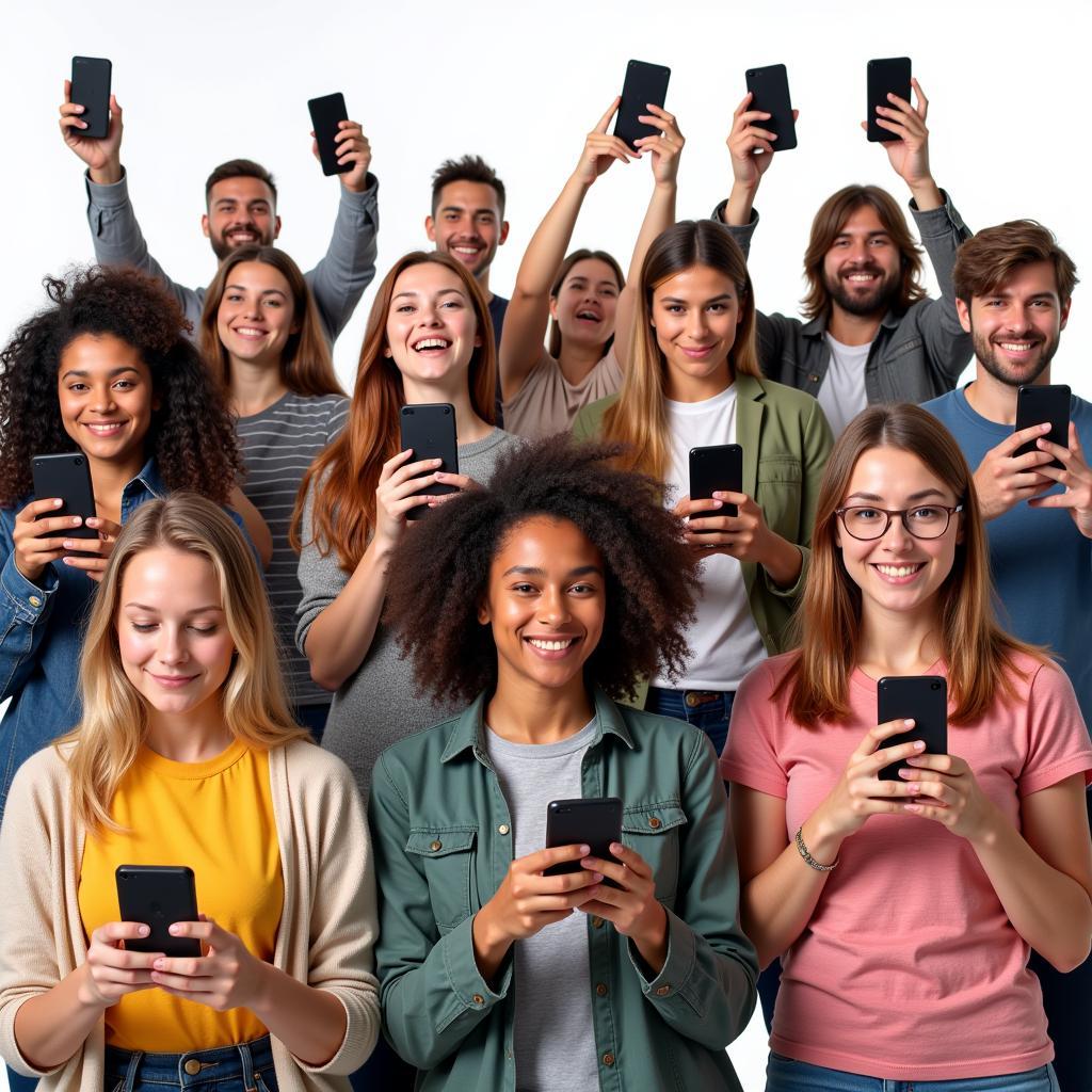 Group of Bphone users