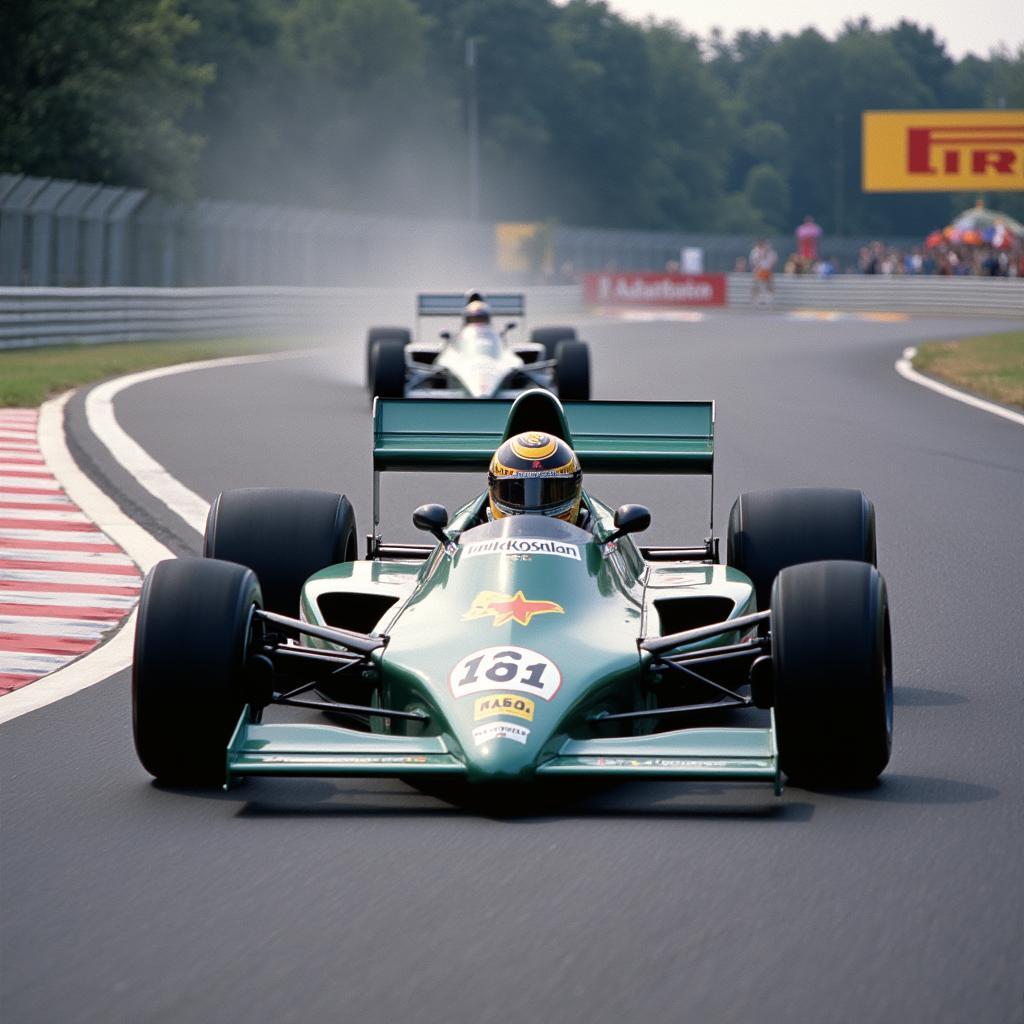 Brabham BT46B Fan Car Dominating F1 Race