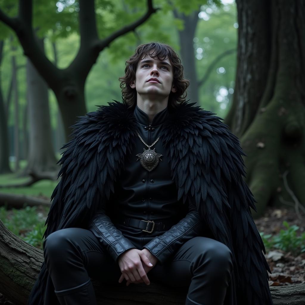 Bran Stark as the Three-Eyed Raven