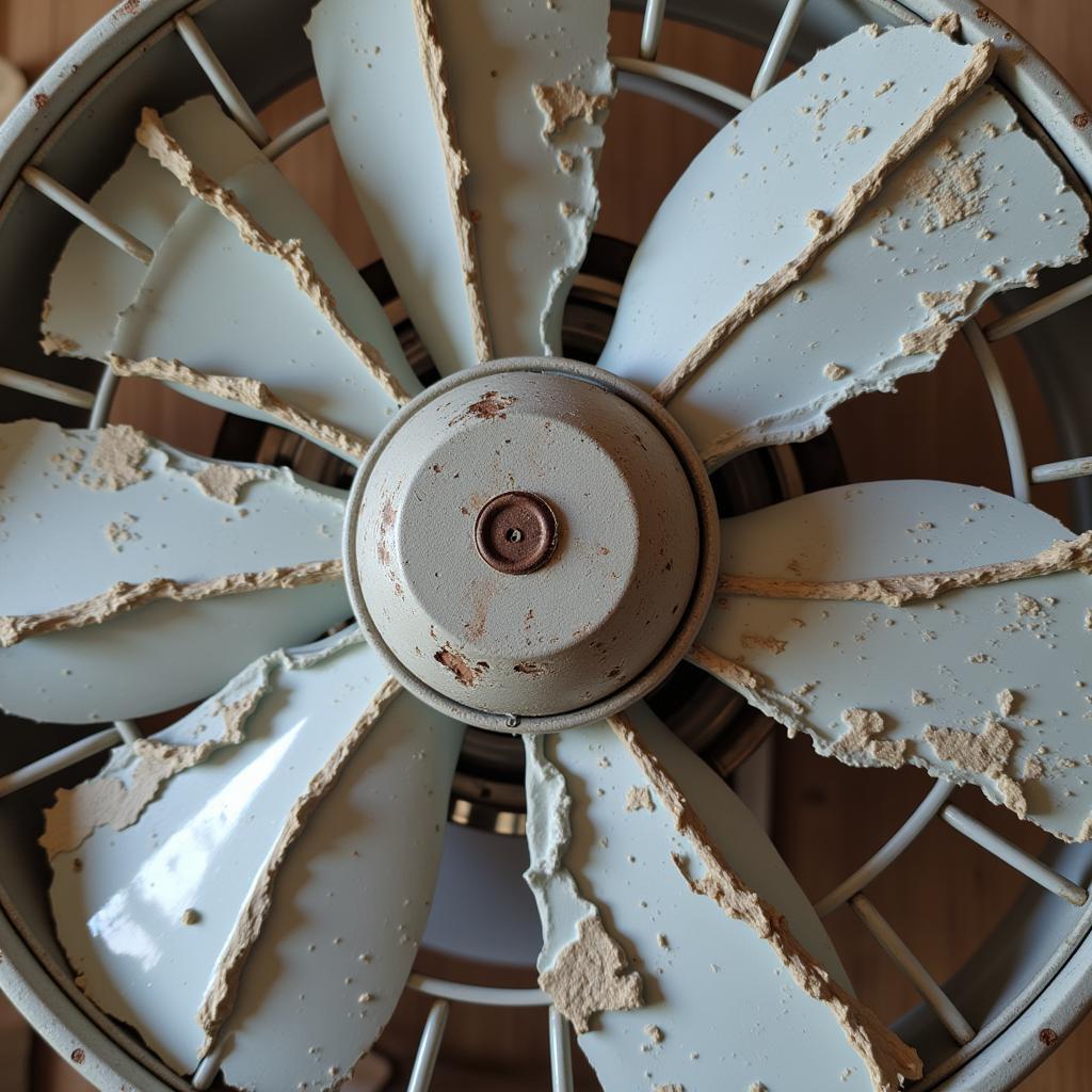 Fan with Broken Blades