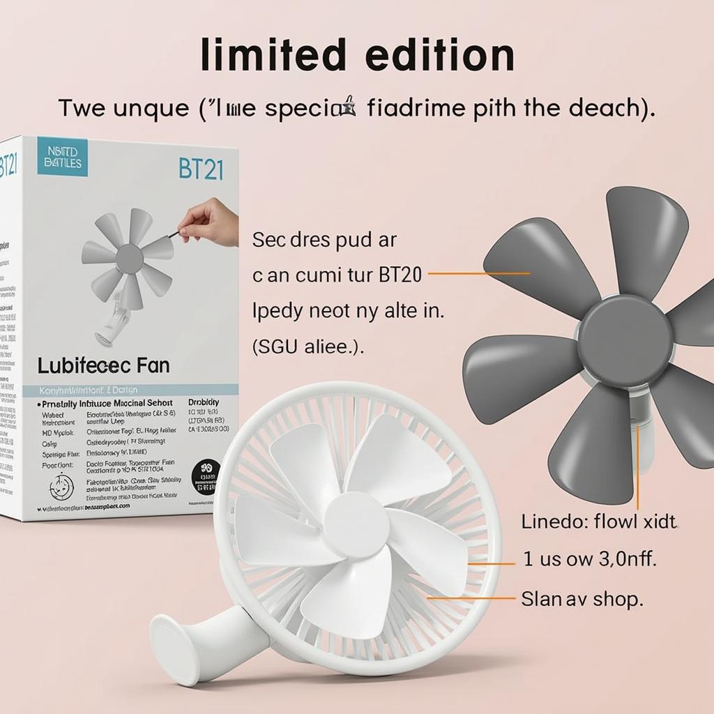 BT21 Limited Edition Fan