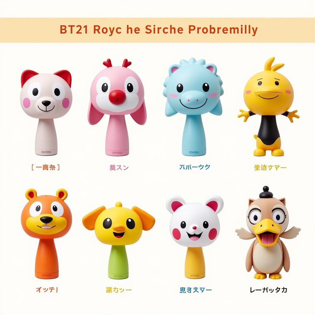 BT21 Royche Handy Fan Collection