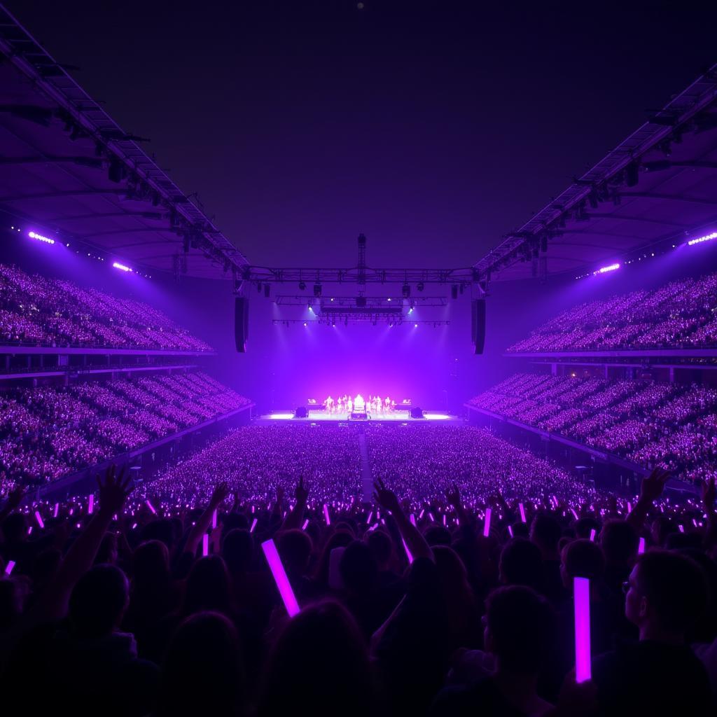 BTS ARMY cheering at concert