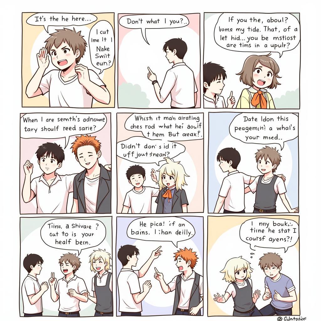 BTS Comic Strip Fan Art