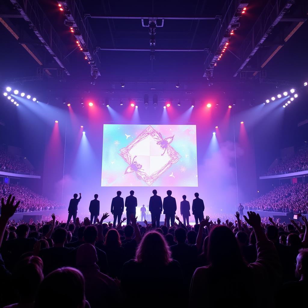 BTS on Stage at the Fan Meeting