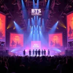 BTS performing at the Magic Shop fan meeting