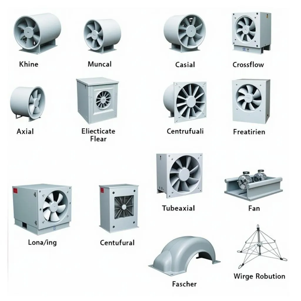 Types of electrical cabinet cooling fans