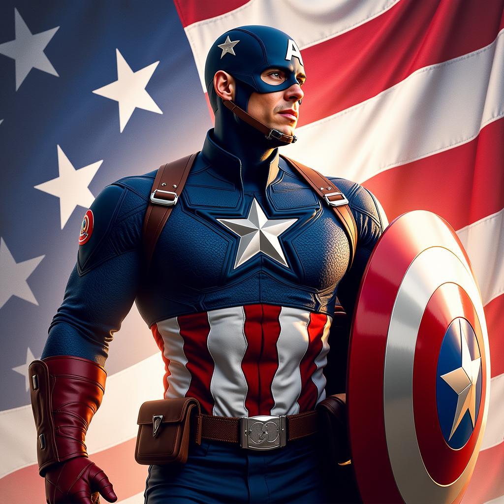 Captain America Fan Art Wallpaper