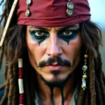 Captain Jack Sparrow's signature look