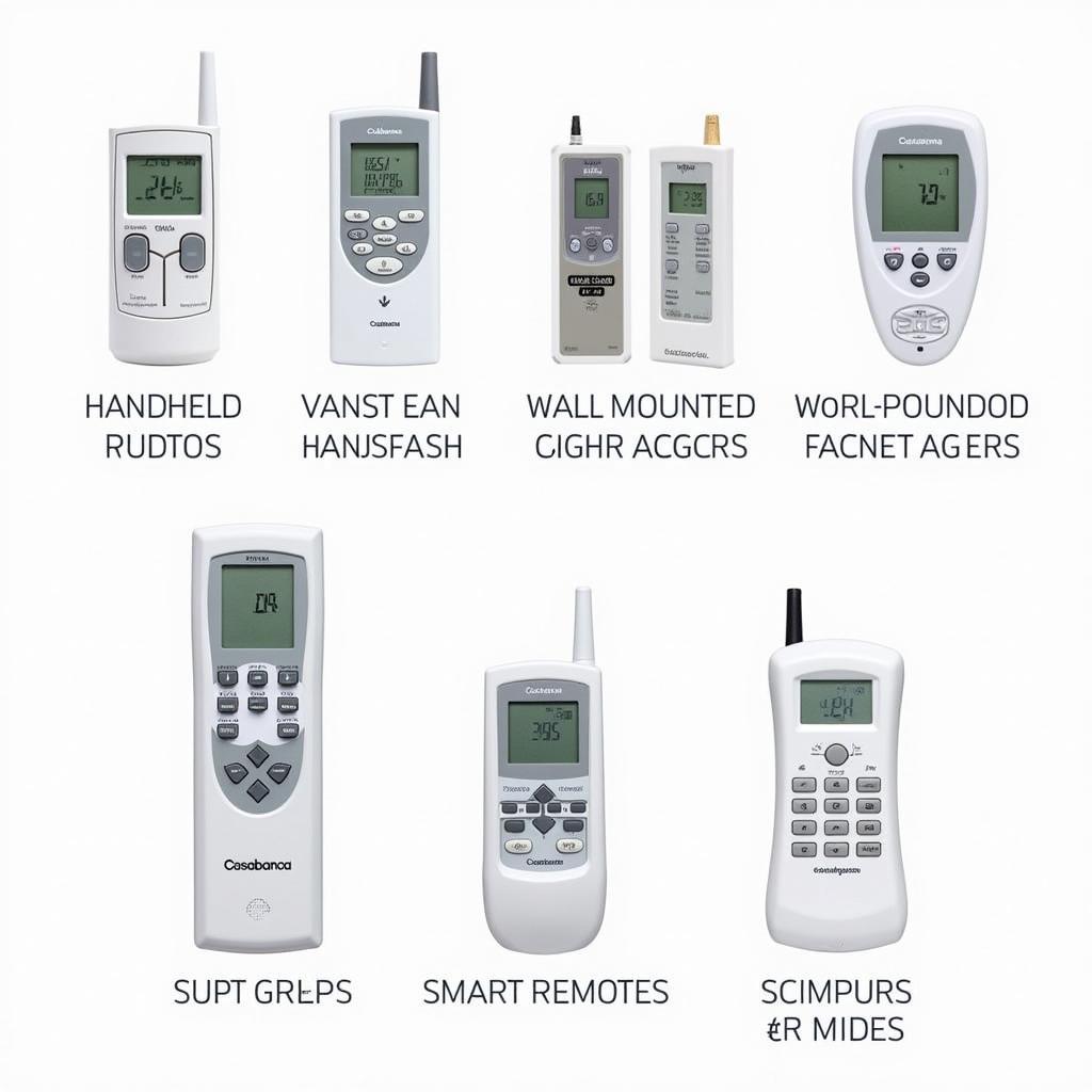 Casablanca Fan Remote Types