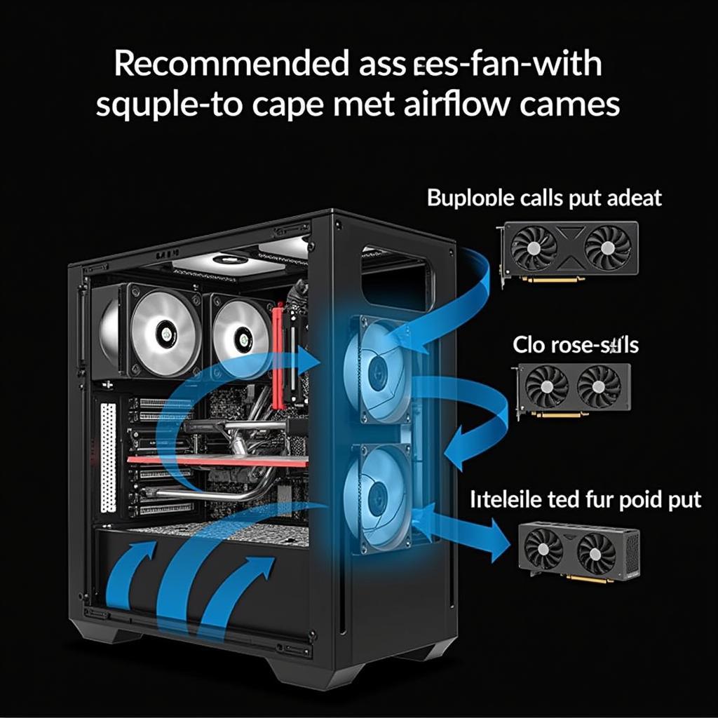 Case Fan Placement for Multiple GPUs