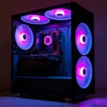 PC Case with Multiple Apolo 3 Fans