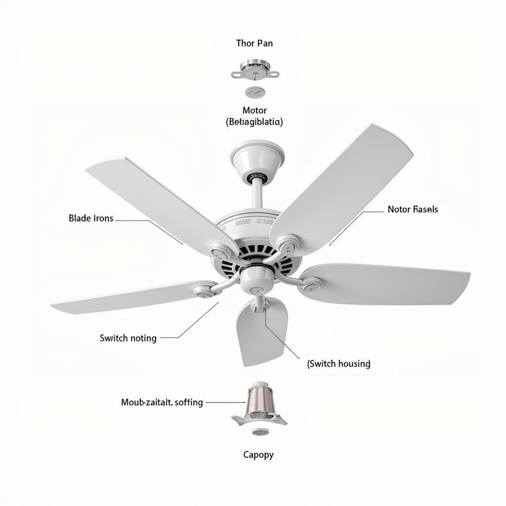 Ceiling Fan Anatomy