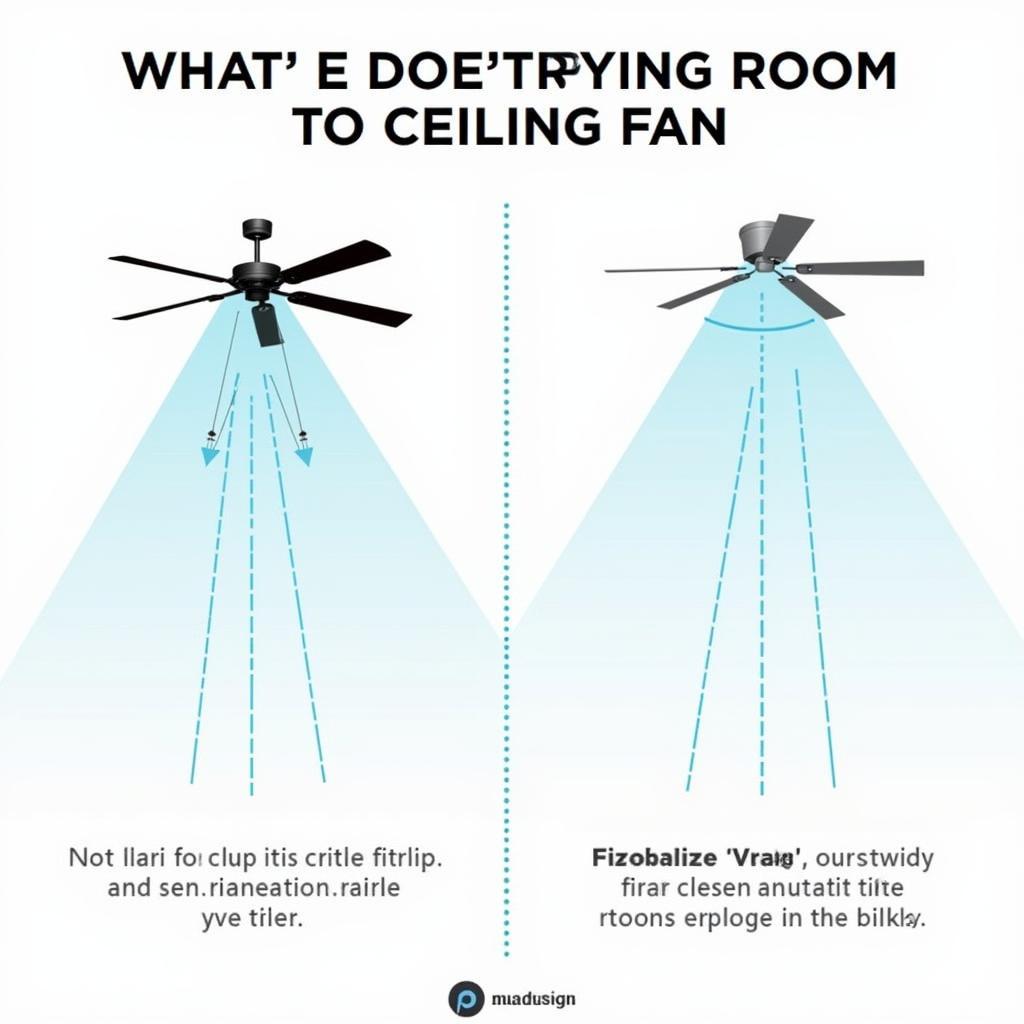 Ceiling fan rotation direction