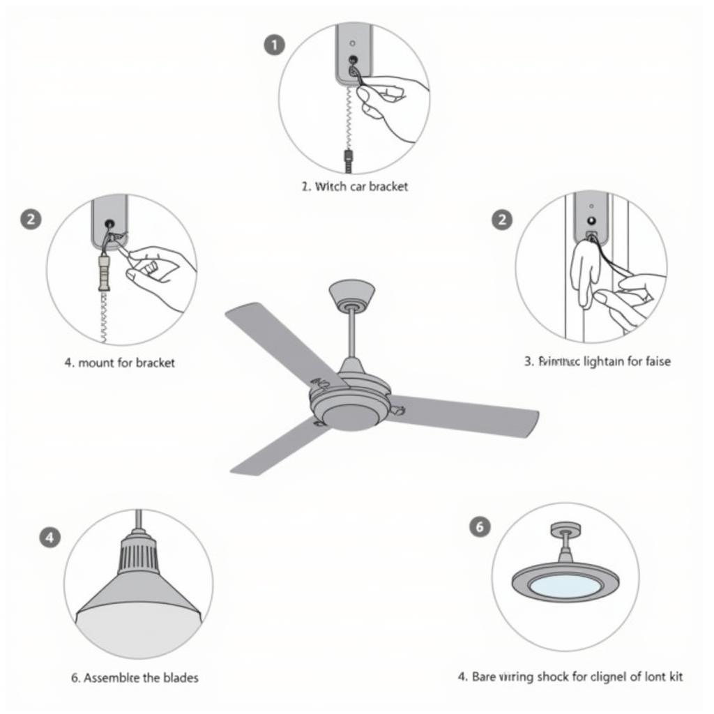 Ceiling Fan Installation Process Steps