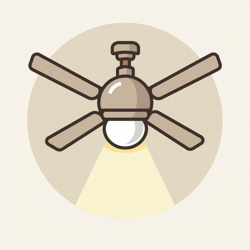 Ceiling Fan Light Icon