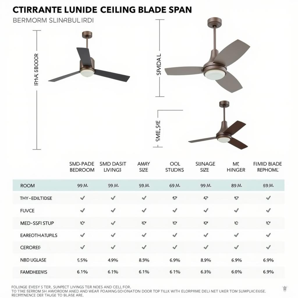 Ceiling Fan Sizing Guide