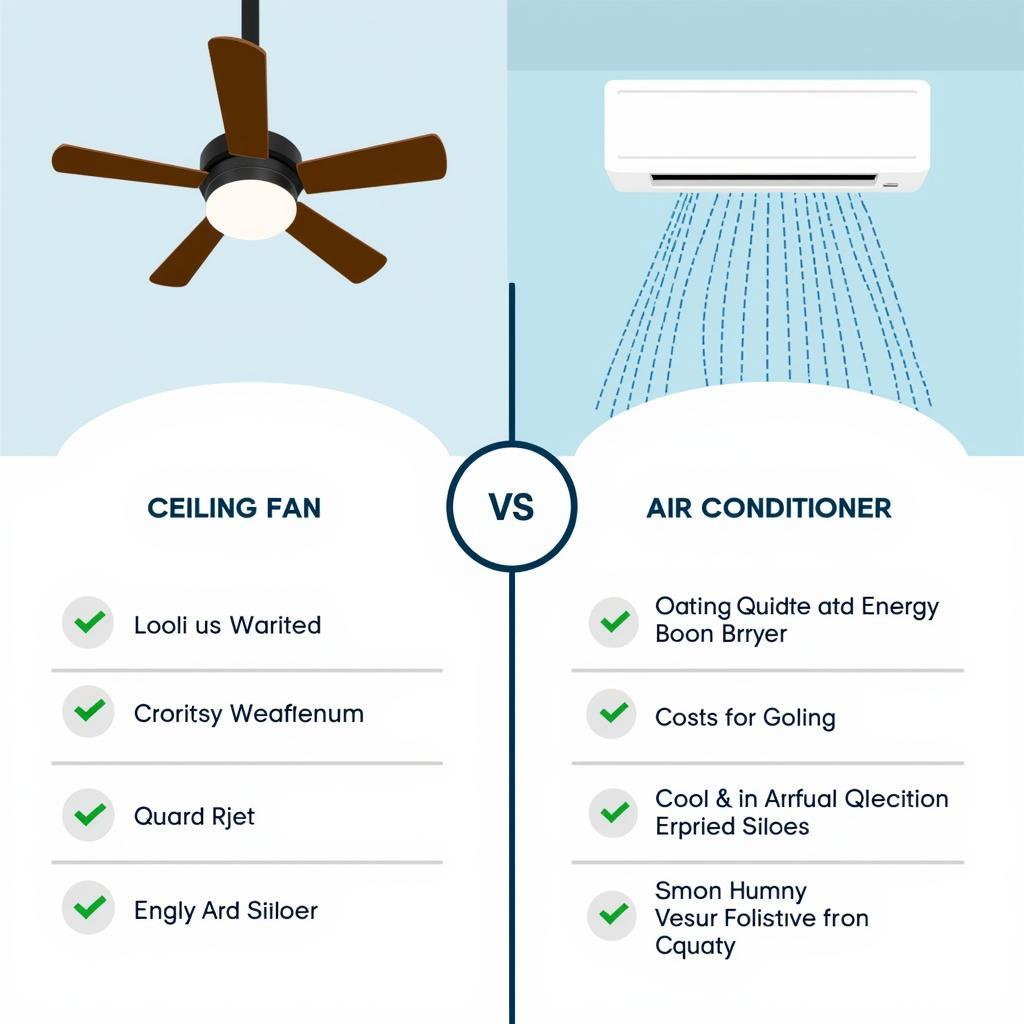 Ceiling Fan vs. AC: Key Differences