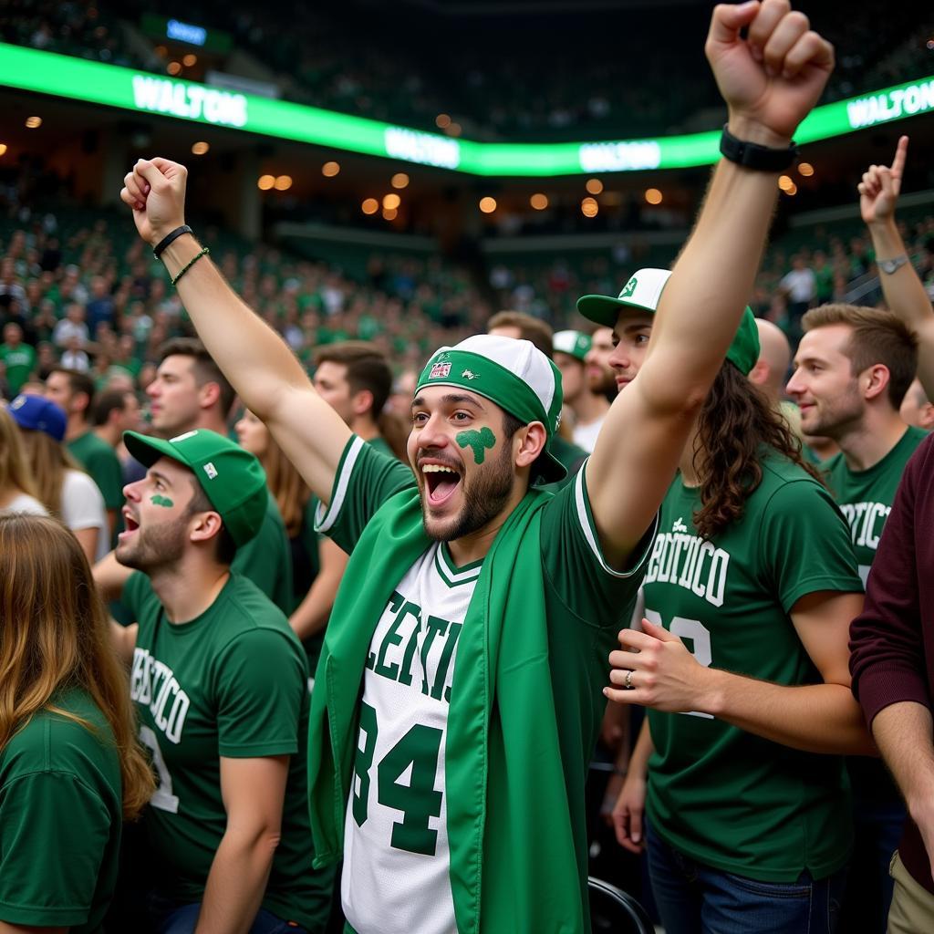 Celtics Fans Celebrating Championship