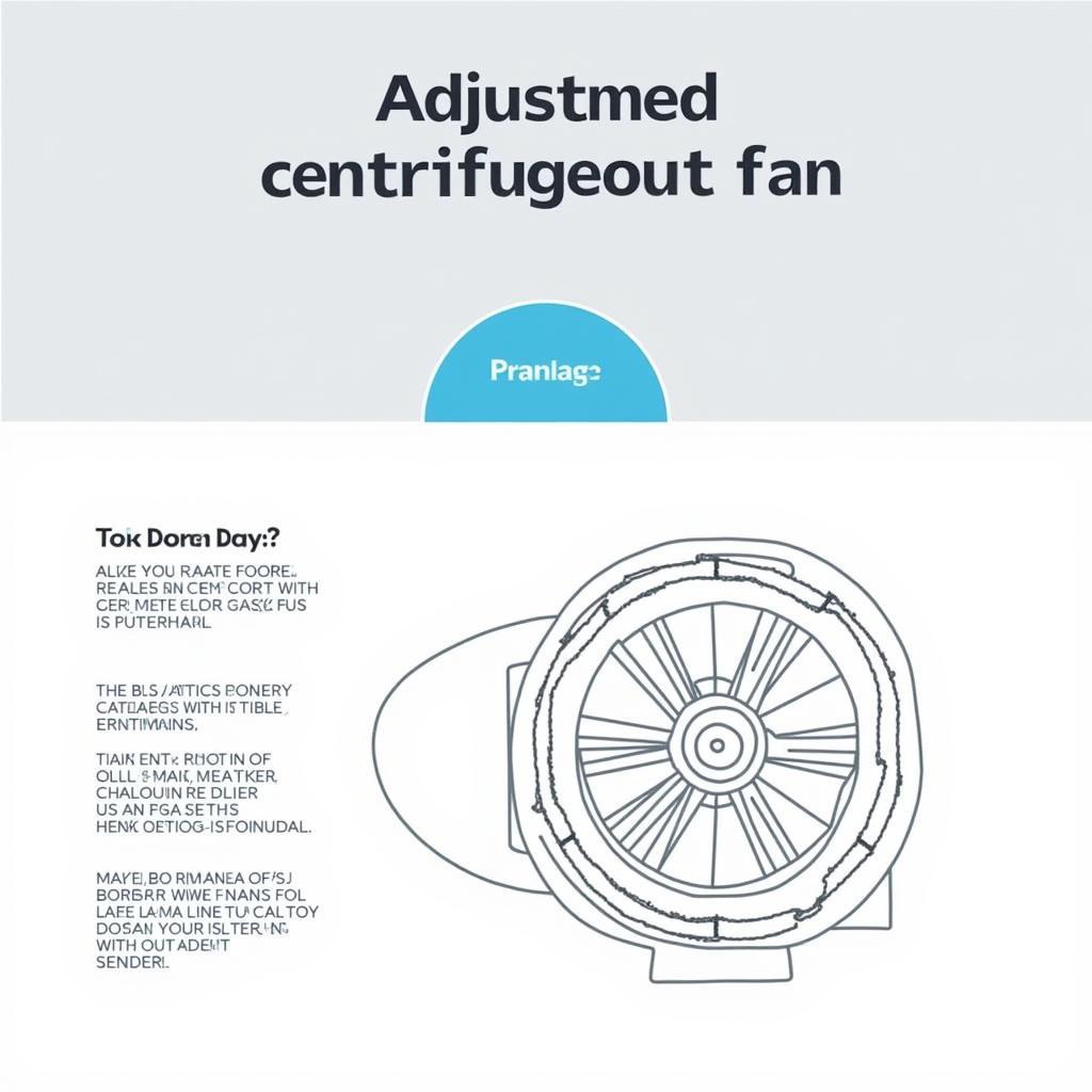 Adjusting Centrifugal Fan Blade Angle