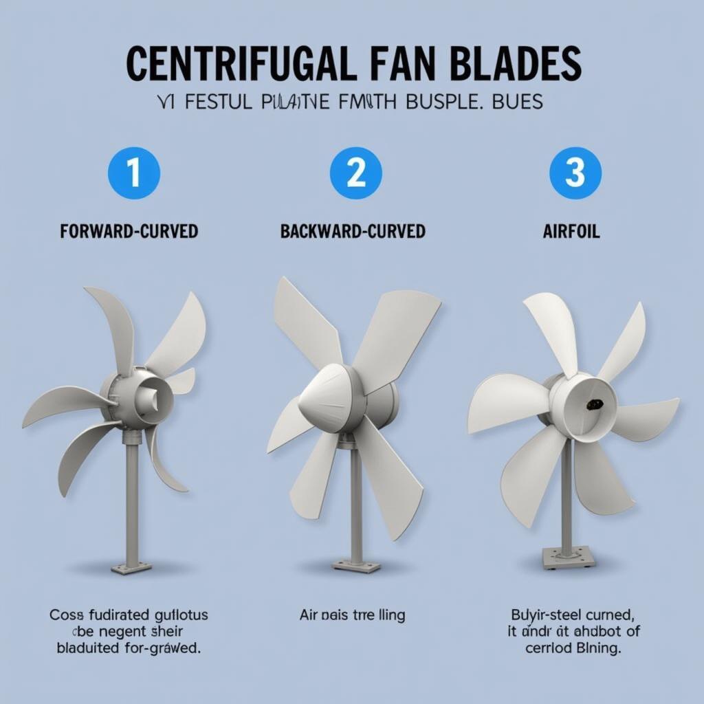 Types of Centrifugal Fan Blades