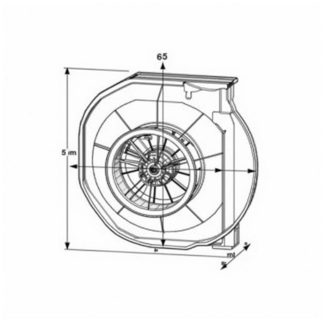 Centrifugal Fan CAD Drawing Example