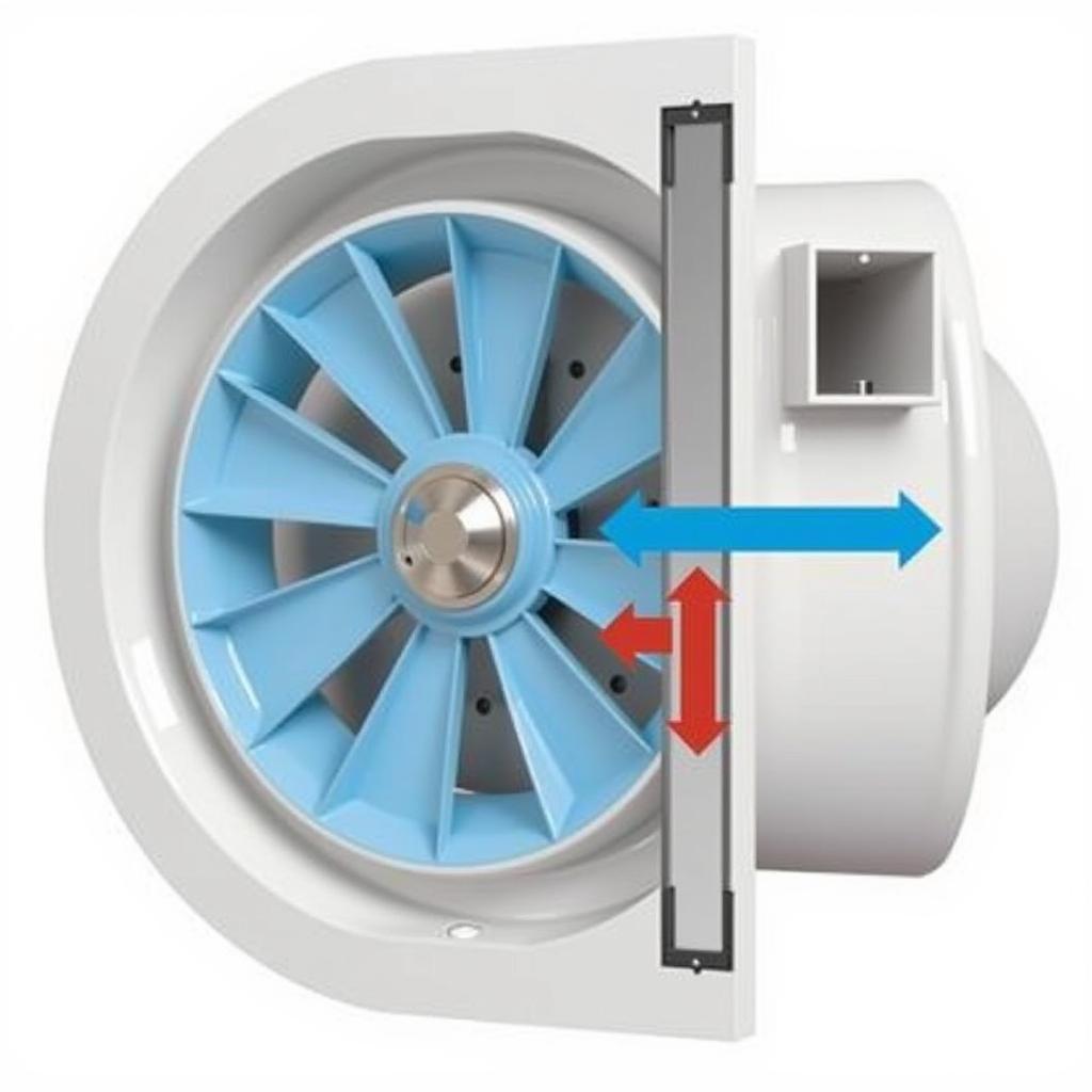 Airflow Patterns within a Centrifugal Fan Housing