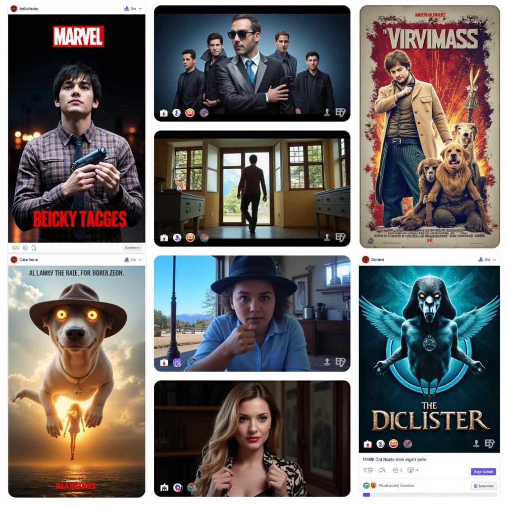 Diverse content strategy on CGV fan page