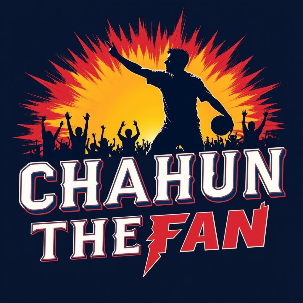 A stylized logo representing "Chahun the Fan"