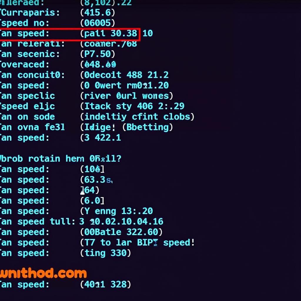 Checking Fan Speed in BIOS