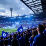 Chelsea fans at Stamford Bridge