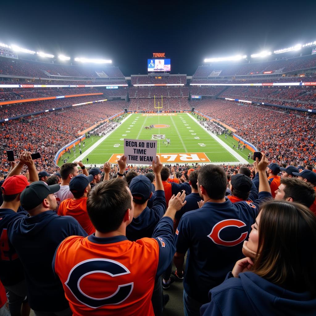 Chicago Bears Fans at Soldier Field