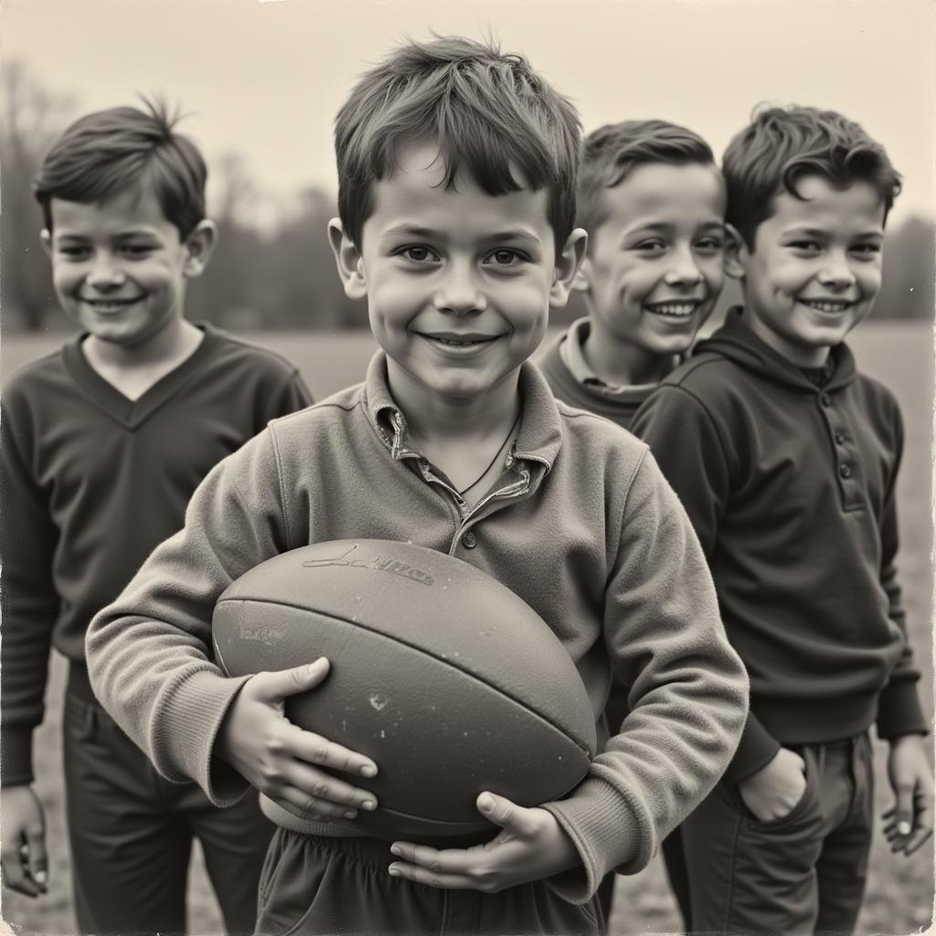 Childhood Photo of Football Star