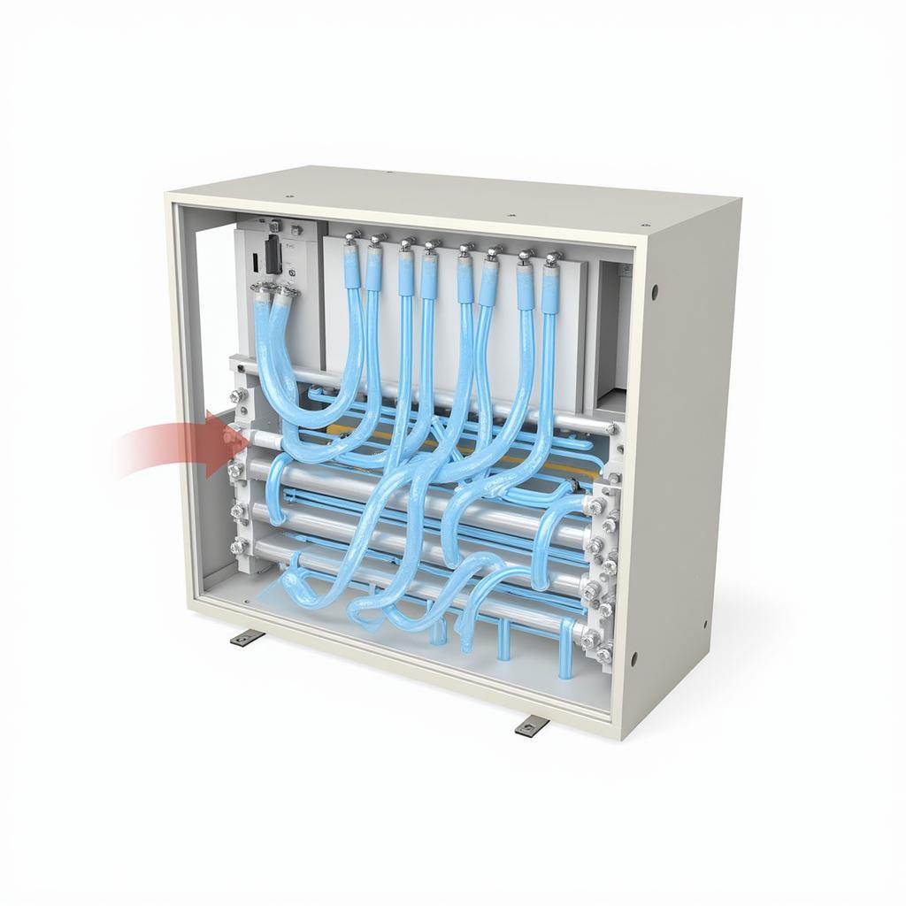 Diagram of a Chilled Water Fan Coil Unit