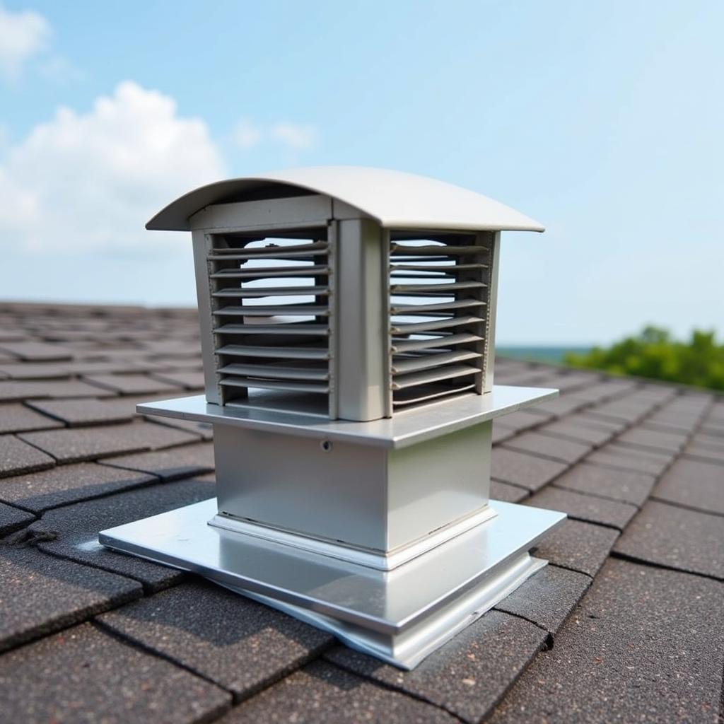 Professional chimney exhaust fan installation