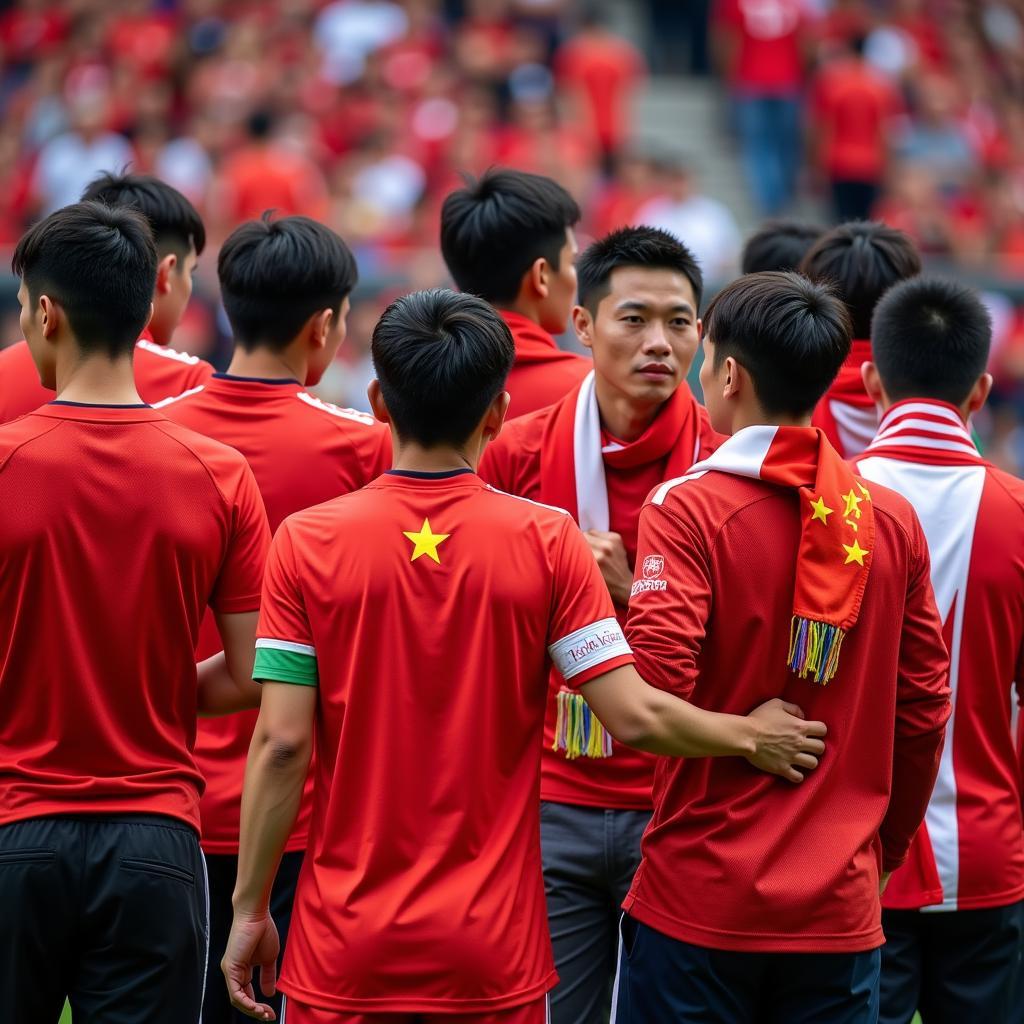 Chinese Fans Showing Support for a European Club