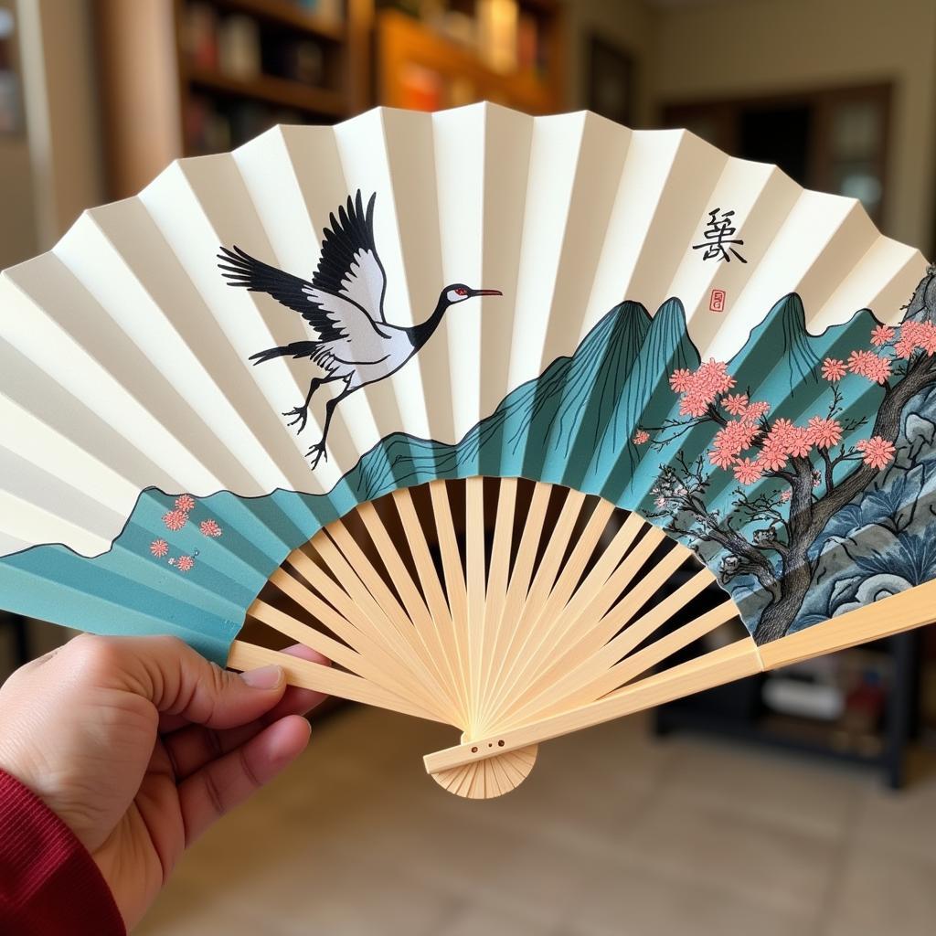 Symbolism on a Chinese Paper Fan