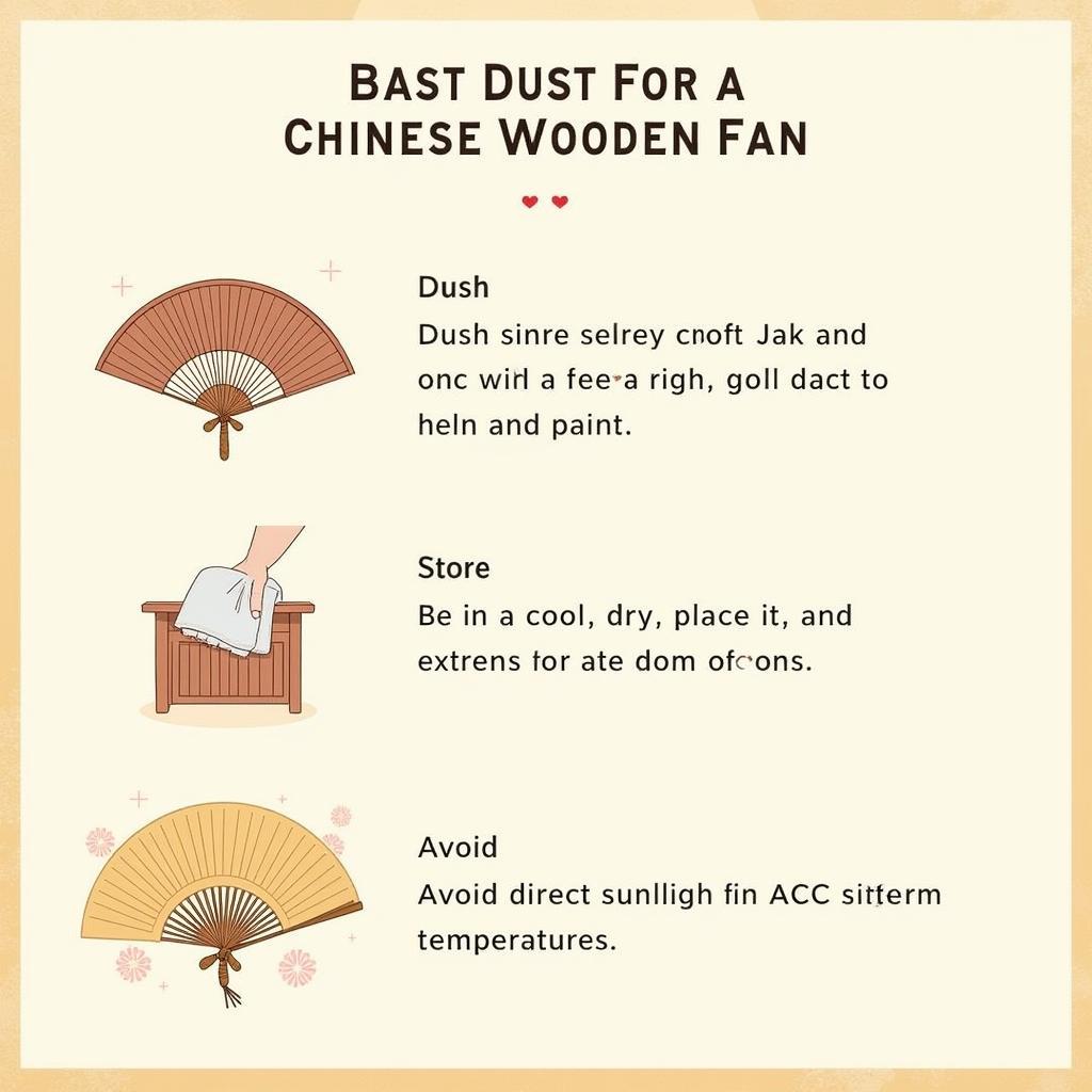 Caring for Your Chinese Wooden Fan