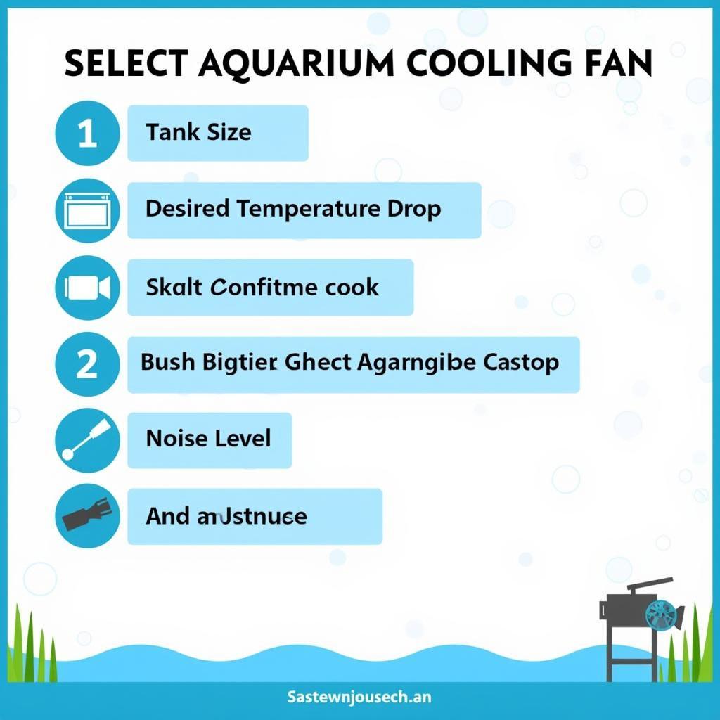 Factors to Consider When Choosing an Aquarium Cooling Fan