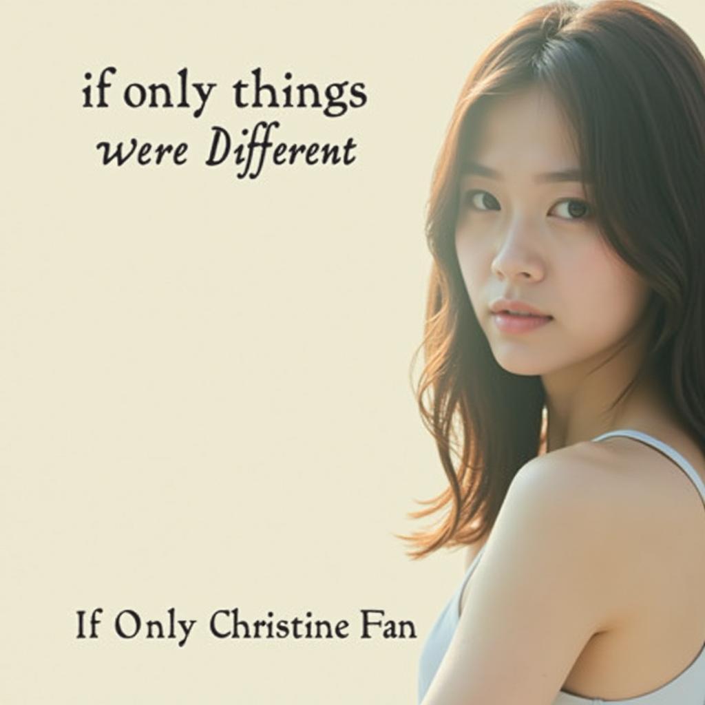 Christine Fan's "If Only Things Were Different" song cover