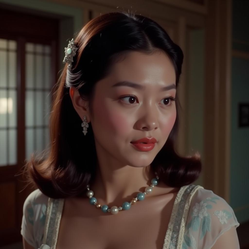 Chung Sở Hồng in a classic movie scene