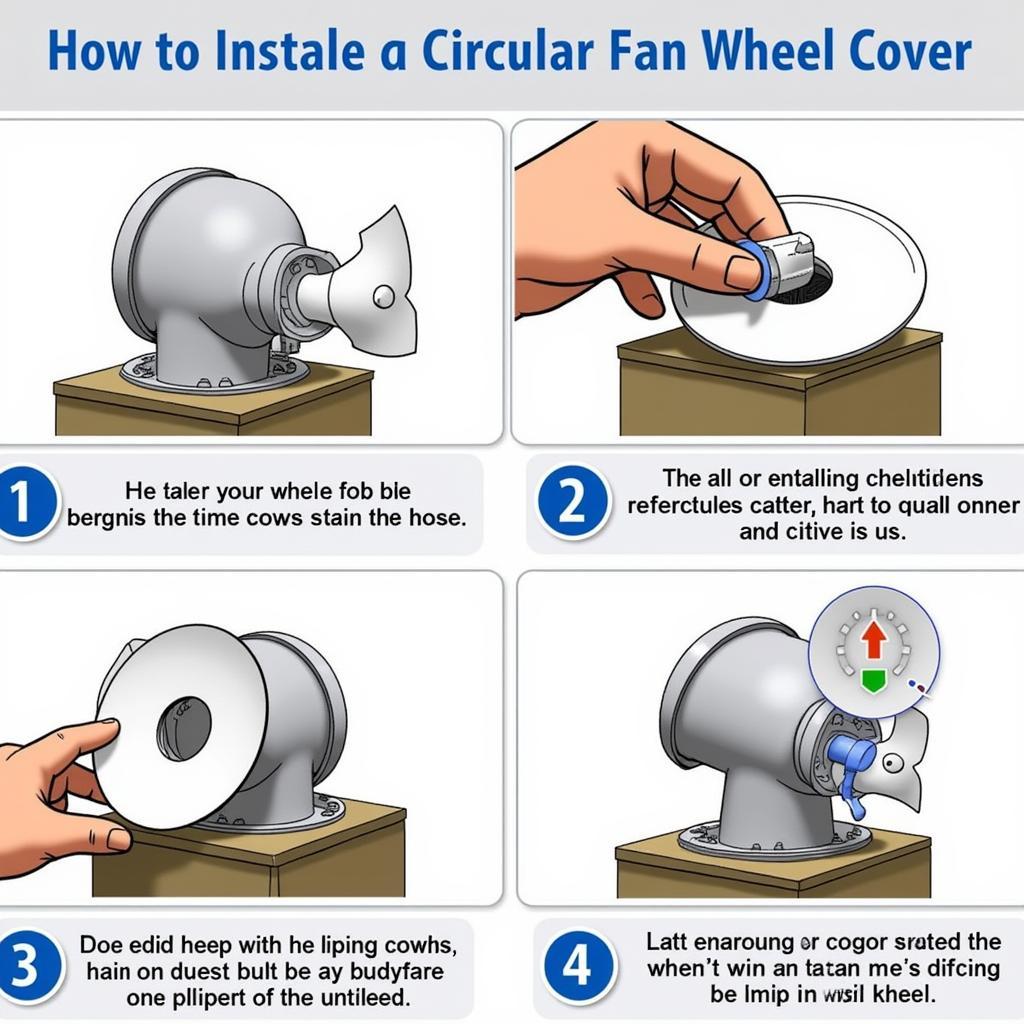 Installing a Circular Fan Wheel Cover