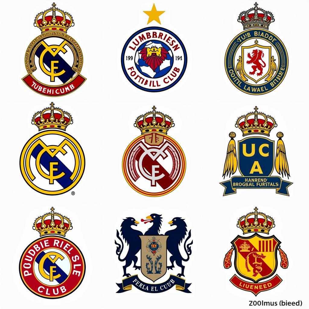 Classic Football Club Crests Wallpaper