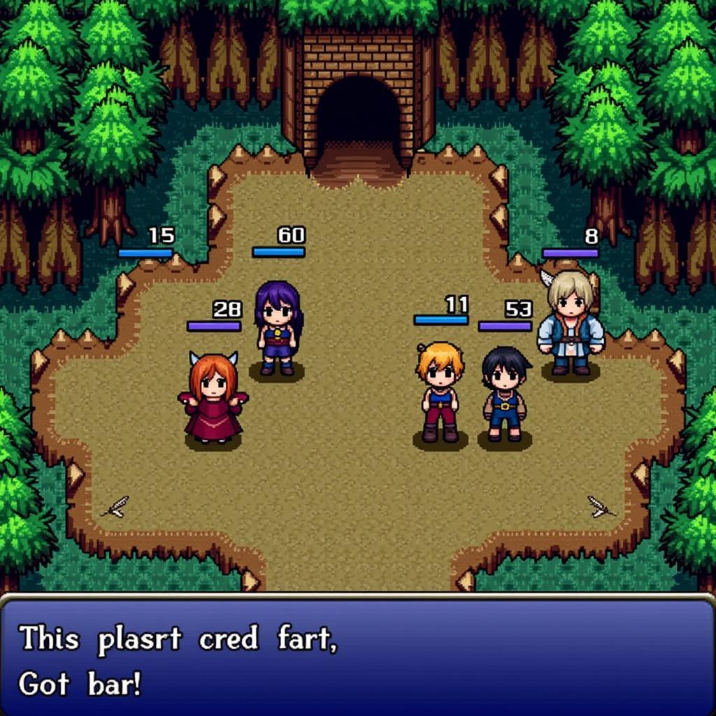 Classic Final Fantasy Battle Screenshot