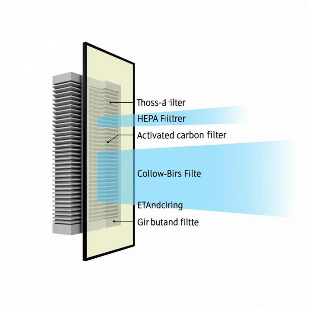 Clean air fan filtration system