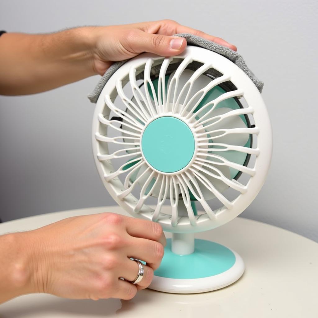 Cleaning a Mini Fan