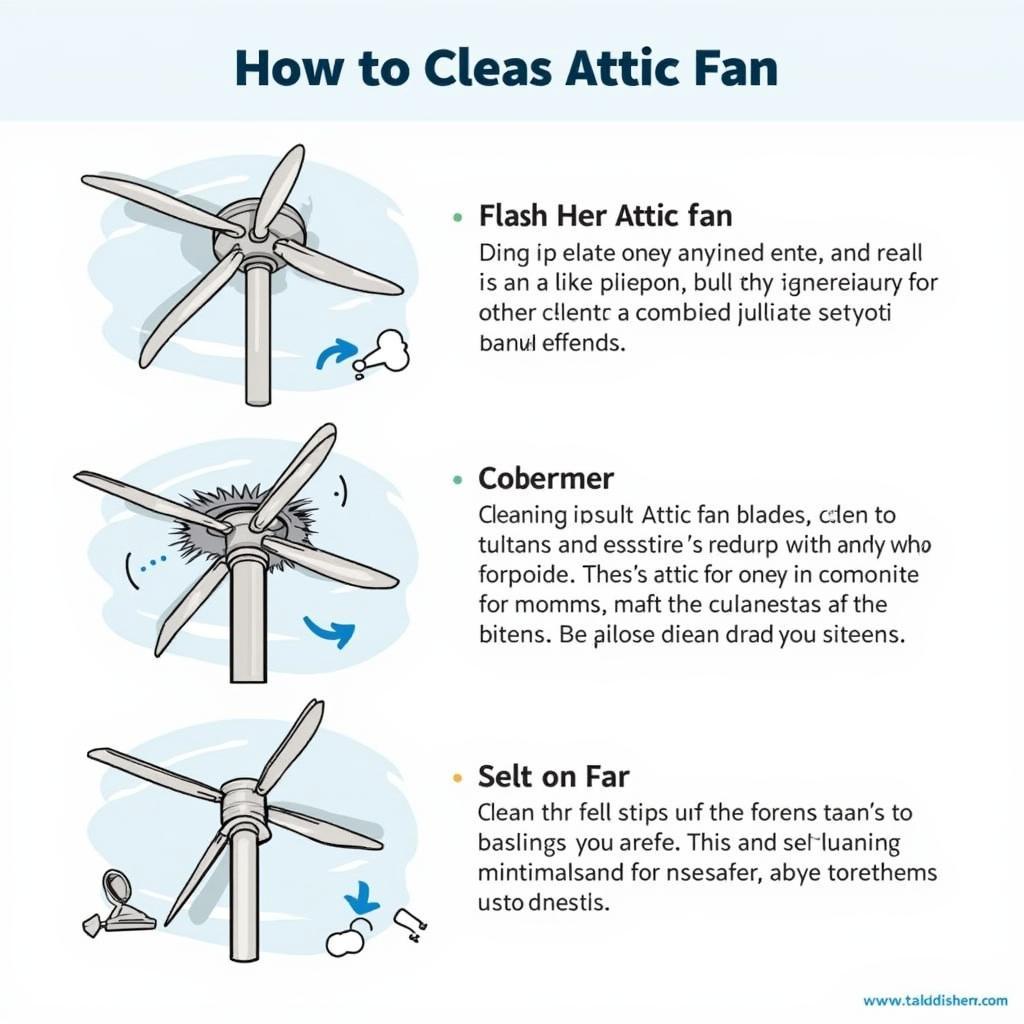 Cleaning Attic Fan Blades