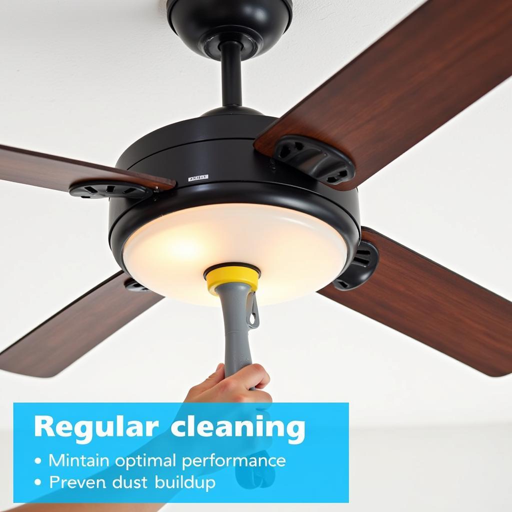 Cleaning Ceiling Fan Blades for Optimal Performance