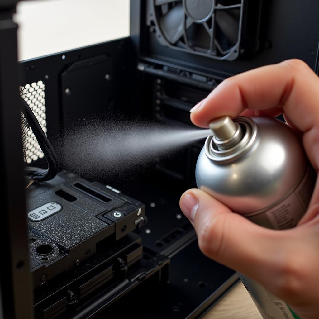 a-person-cleaning-computer-fan-with-compressed-air